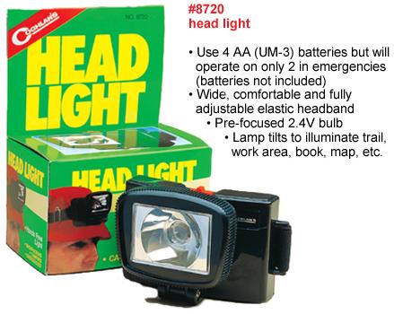 Фонарь налобный Coghlan\'s Head Light 8720