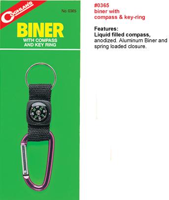 ������� � �������� � ������� ��� ������ Coghlan\'s Biner with Compass and Key Ring 0365