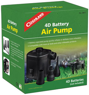 Насос кемпинговый на батарейках Coghlan\'s 4D Battery Air Pump 0817