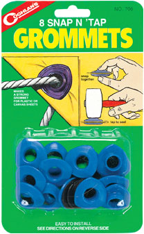 Люверсы пластиковые, 8 шт. Coghlan\'s Grommets Oeillets 706