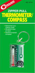 Брелок для ключей с термометром и компасом Coghlan's Zipper Pull with Thermometer and Compass 9714