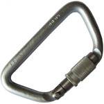 Карабин стальной трапеция усиленный KeyLock резьбовая муфта Krok 05101